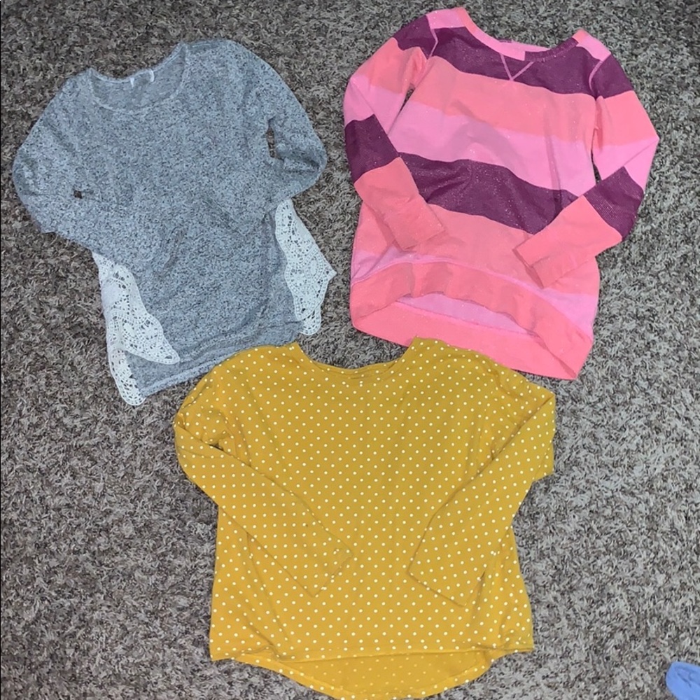 Girls long sleeve shirts
